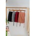 Side Drawstring Cotton Skirt